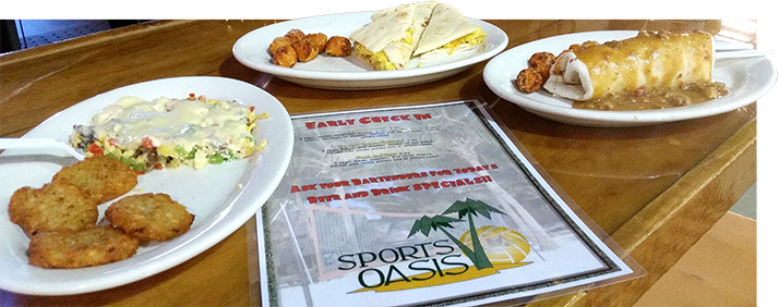 Oasis Volleyball Bar & Grill Breakfast Oasis Volleyball Bar & Grill Breakfast